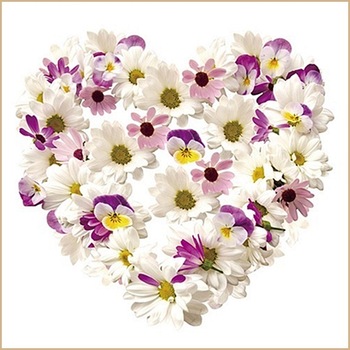 Sticker geam - inima florala colorata, 30 x 33.5 cm Sticker geam - inima florala colorata, 30 x 33.5 cm