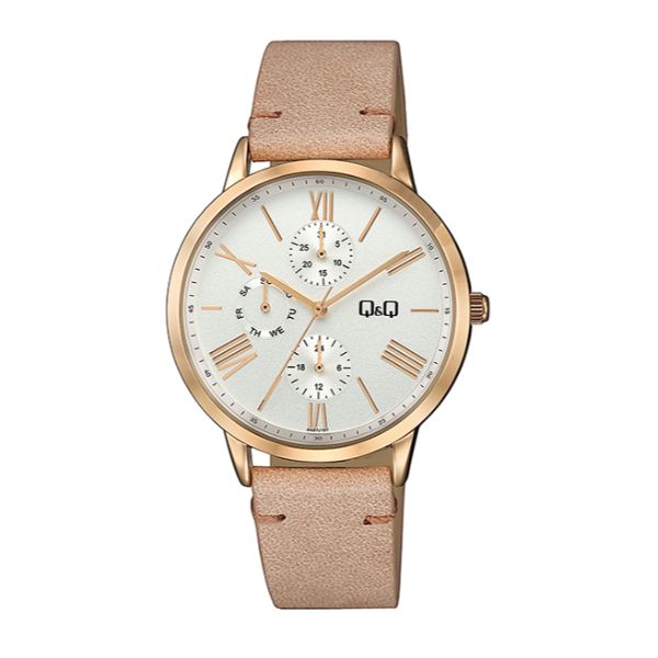Ceas dama Q&Q AA37J107Y Gold Rose