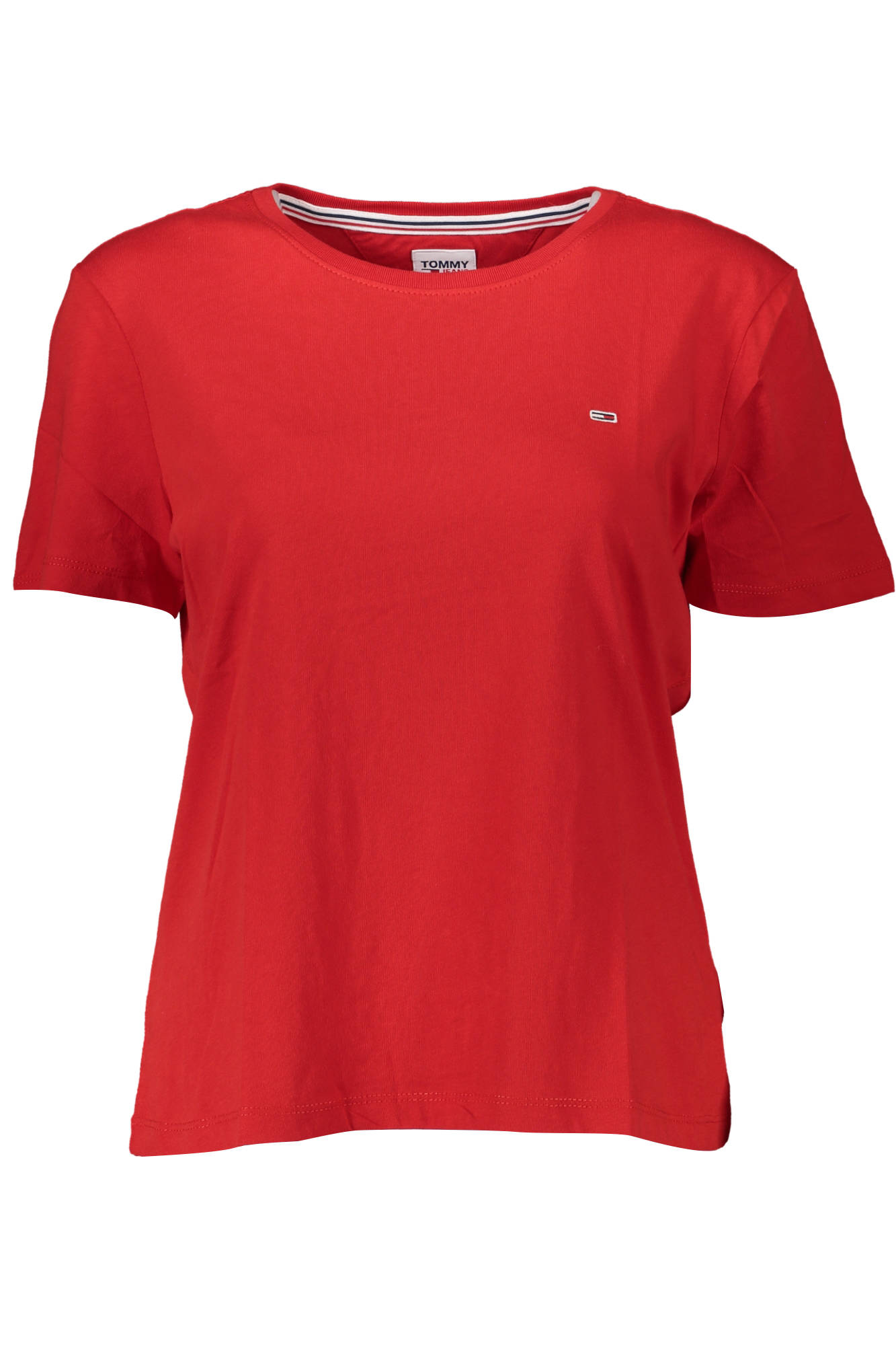 Tricou dama, maneca scurta, Tommy Hilfiger, rosu, Rosu