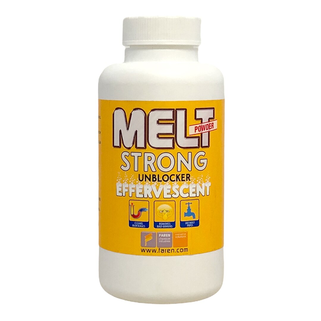 Pulbere efervescenta pentru desfundat tevi, Faren Melt Strong, 600g