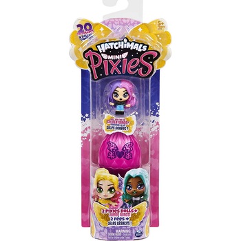 Set 2 figurine Hatchimals - Mini Pixies, fluturi si licurici Set 2 figurine Hatchimals - Mini Pixies, fluturi si licurici