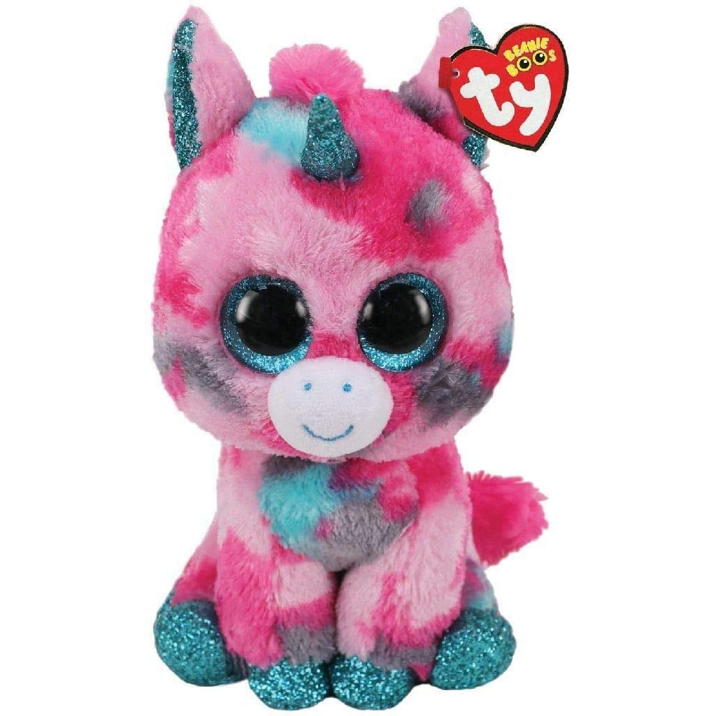 Jucarie de plus TY - Beanie Boos, Unicornul Gumball, 24 cm
