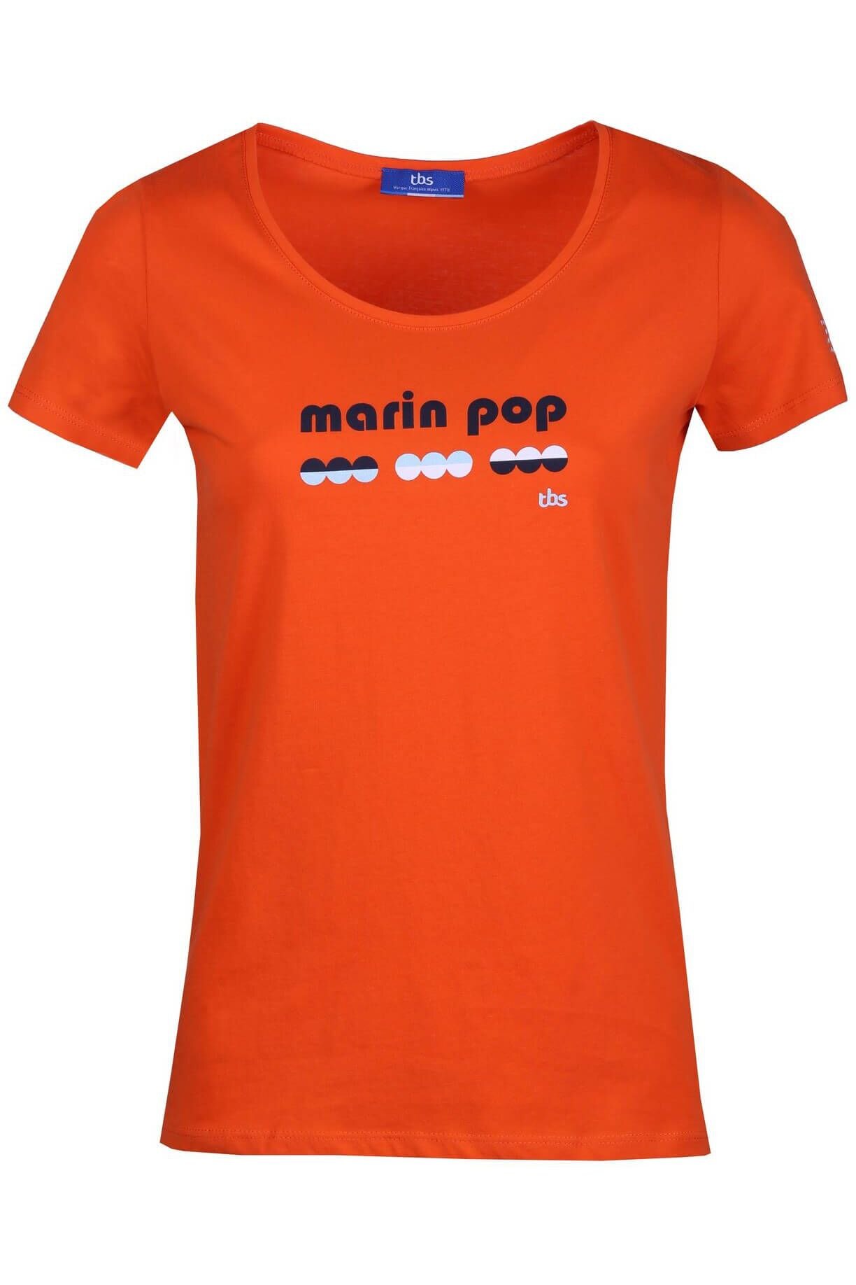 Tricou pentru dama TBS Kaliotee, Portocaliu, 38