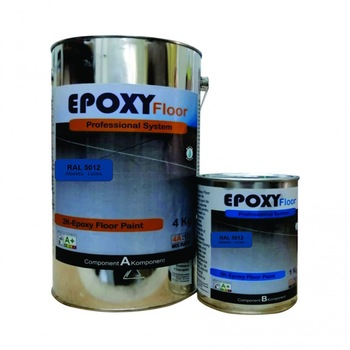 Vopsea Epoxidica Garaj Albastru RAL 5012-Trafic Auto 4 Kg + 1Kg Activator Vopsea Epoxidica Garaj Albastru RAL 5012-Trafic Auto 4 Kg + 1Kg Activator
