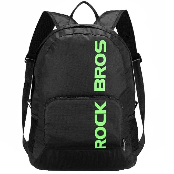 Rucsac pliabil Rockbros rezistent la apa, reflectorizant, nylon, negru