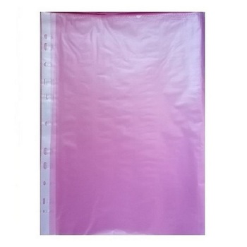 Folie protectie documente A4, roz, 40 microni, 100 buc/set Folie protectie documente A4, roz, 40 microni, 100 buc/set