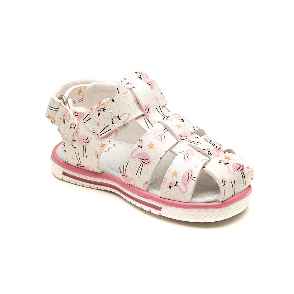 Sandale Kidopo EASY STEP, alb roz