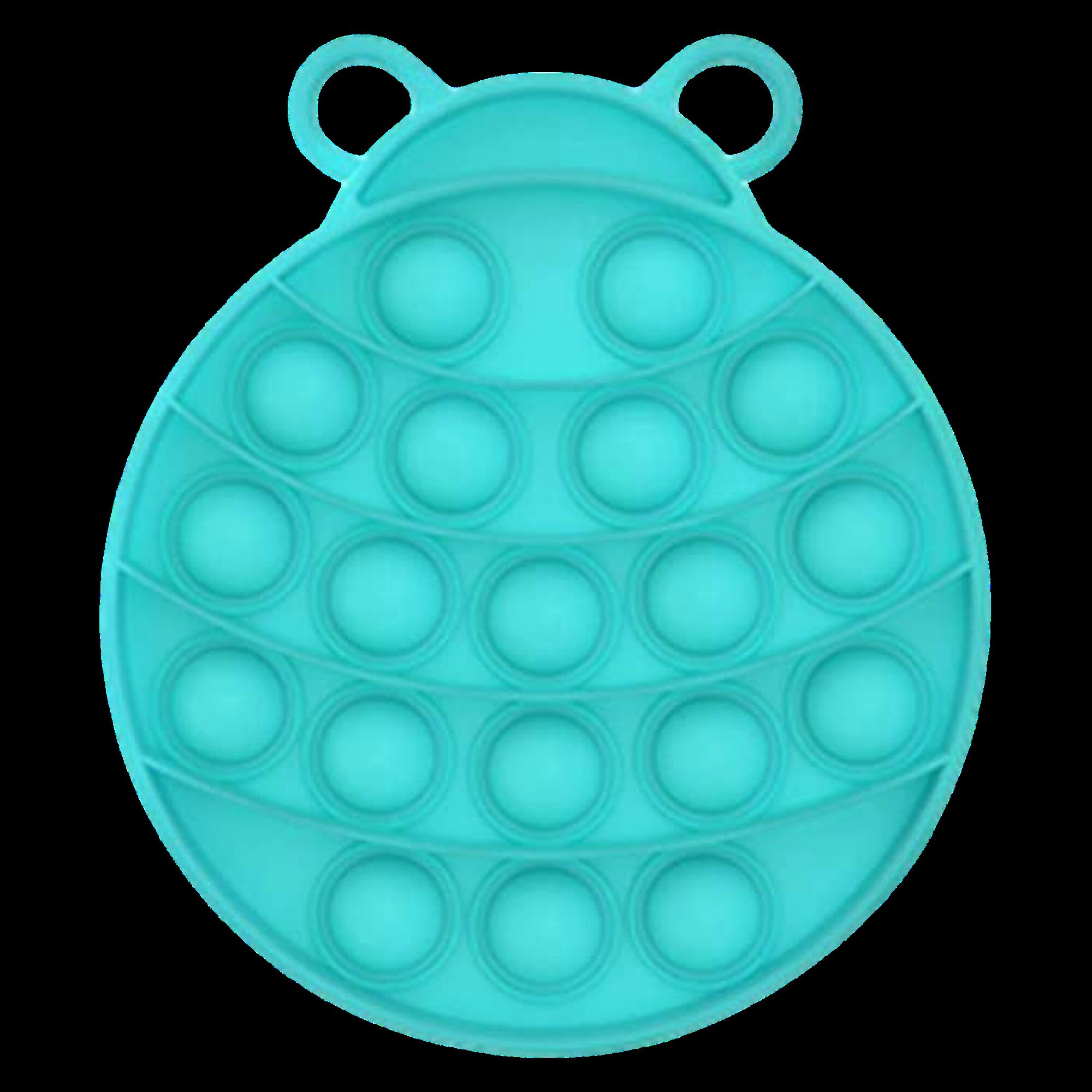 Jucarie senzoriala antistres, Pop it!, Buburuza, Turcoaz