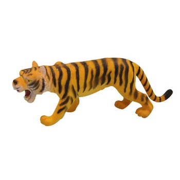 Figurina tigru 13 cm Unikatoy 236019-4, Portocaliu Figurina tigru 13 cm Unikatoy 236019-4, Portocaliu