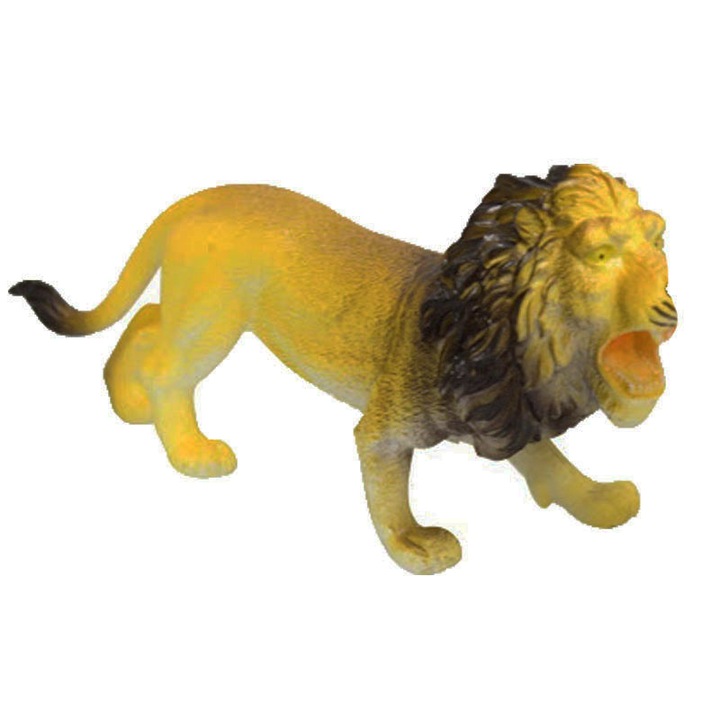 Figurina leu 13 cm Unikatoy 236019-1, Galben