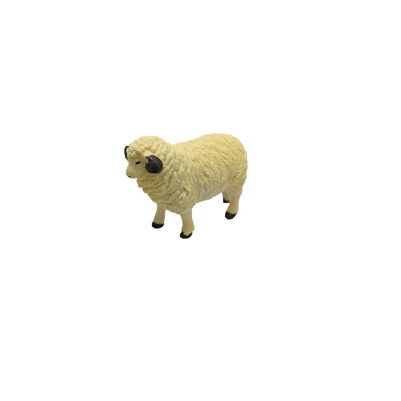 Figurina oaie 8 cm Unikatoy 24391-3, Galben