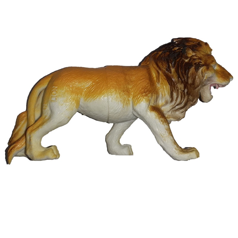 Figurina leu 10 cm Unikatoy 243901-6, Portocaliu