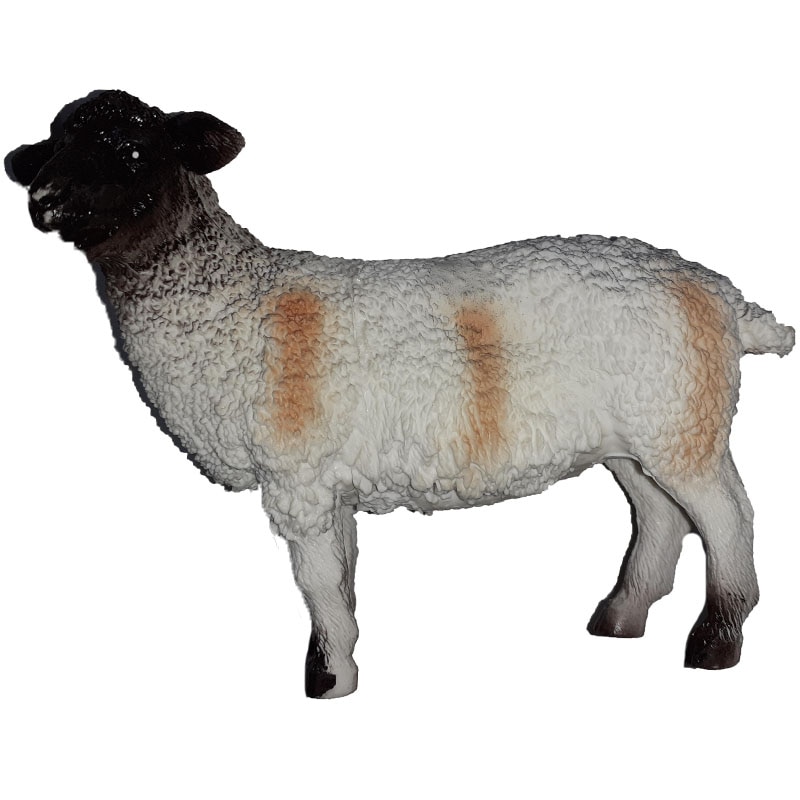 Figurina oaie 10 cm Unikatoy 236026-2, Alb