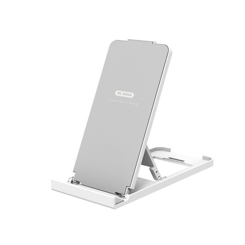 Suport Birou Wk Design Compatibil Cu Telefoane Si Tablete, Alb, Wa-s35