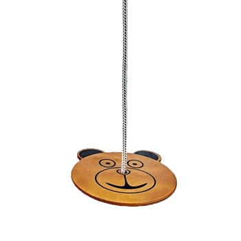 Leagan din lemn cu franghie pentru copii Mini Junior 504073, Maro Leagan din lemn cu franghie pentru copii Mini Junior 504073, Maro