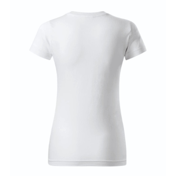 Tricou basic femei personalizat, Adler, bumbac, alb , S Iubeste-te