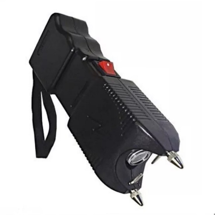 Electrosoc TW-10, cu lanterna, sirena si husa, pentru autoaparare