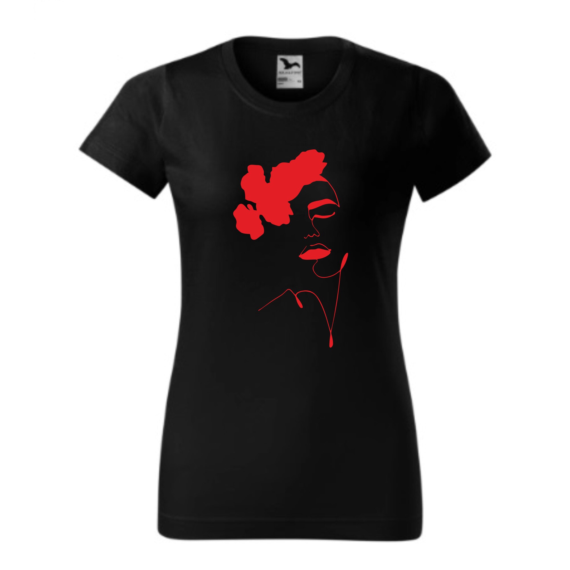 Tricou basic femei personalizat, Adler, bumbac, negru L Dragoste