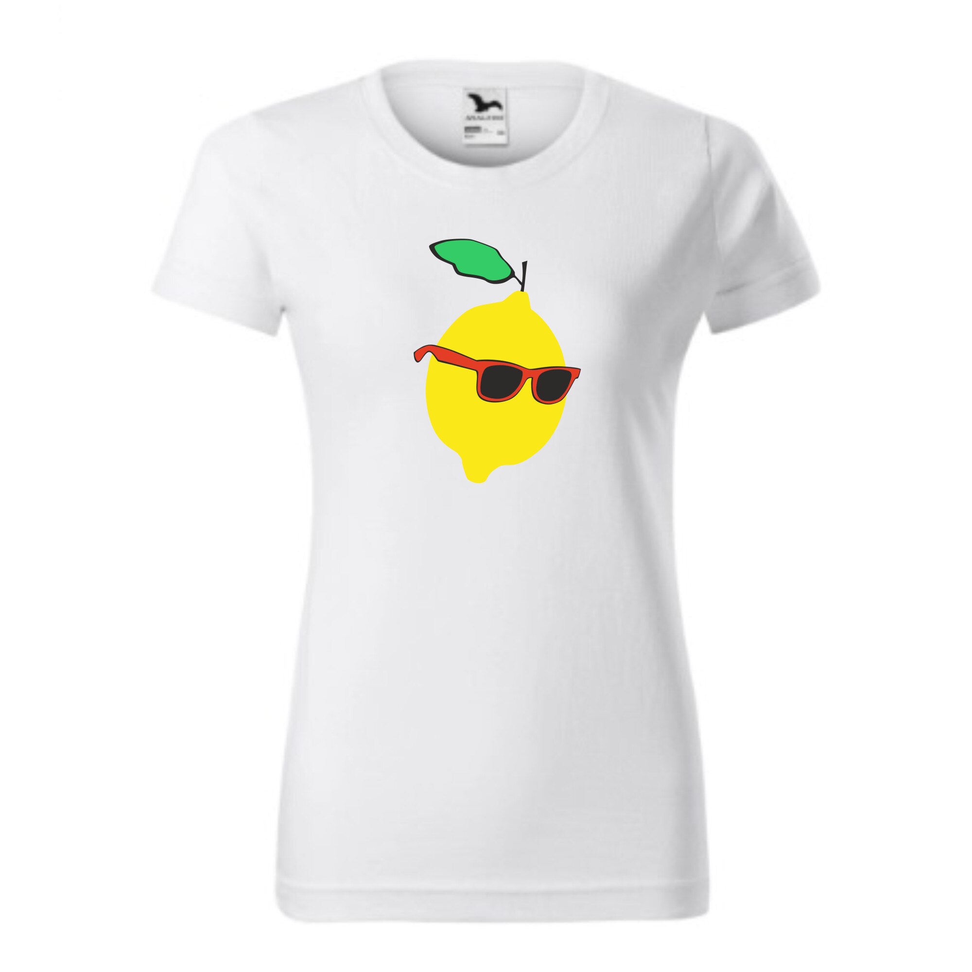 Tricou basic femei personalizat, Adler, bumbac, alb XXL Cool lemon