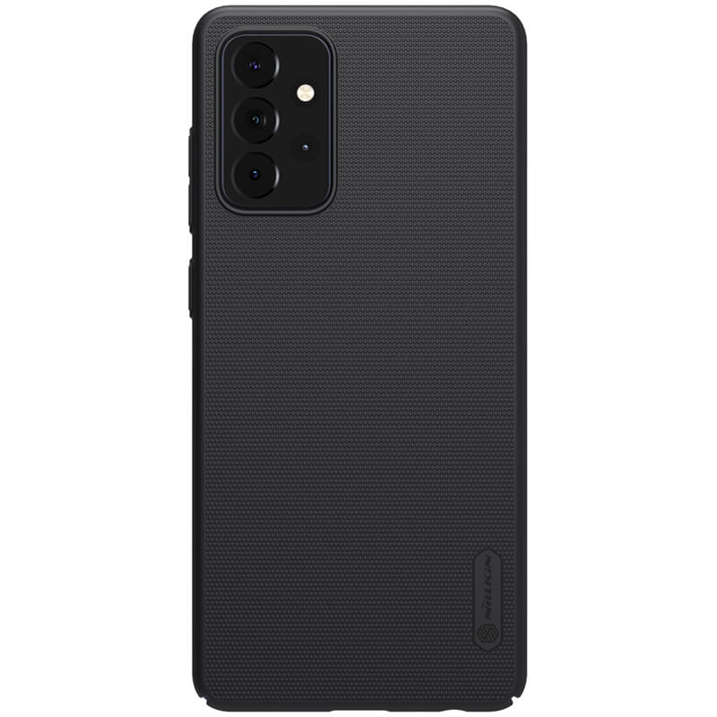 Husa protectie spate din plastic texturat negru, pentru Samsung Galaxy A72(5G)- Nillkin Frosted Shield