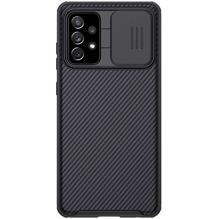 Husa protectie spate si camera foto, negru, pentru Samsung Galaxy A72 4G/5G- Nillkin CamShield