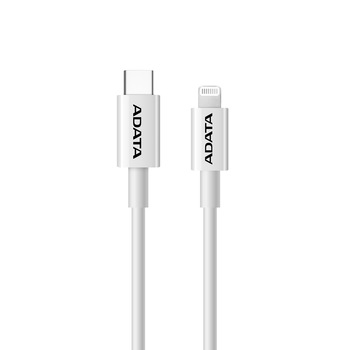 Cablu ADATA, LIGHTNING TO USB-C 1M/AMFICPL-1M-CWH Cablu ADATA, LIGHTNING TO USB-C 1M/AMFICPL-1M-CWH