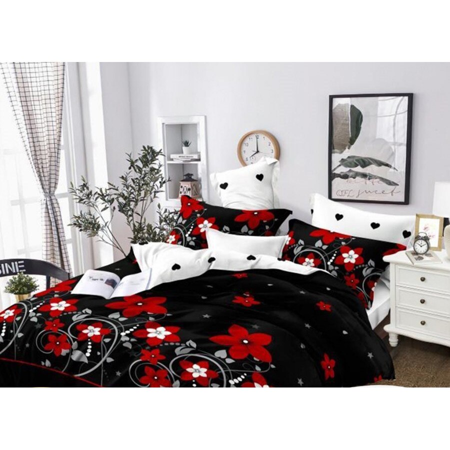 Lenjerie de pat dublu finet 6 piese+Pilota 200 x 220 cm+2 perne, Ralex Pucioasa, PFN501