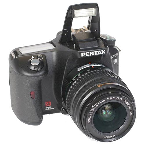 Aparat foto DSLR Pentax K100D + obiectiv 18-55mm - eMAG.ro