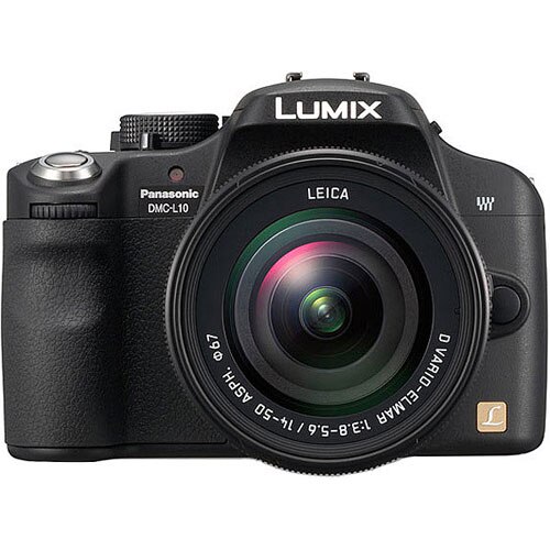 Aparat foto DSLR Panasonic DMC-L10, obiectiv 14-50mm - eMAG.ro