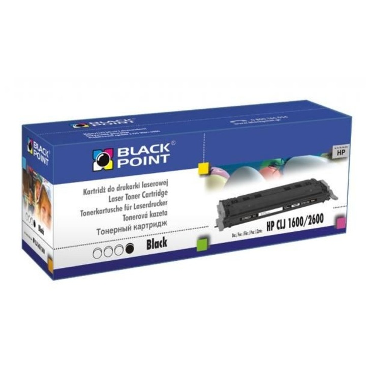 Black Point színes toner LCBPH1600BK (HP Q6000A / CRG-707B) fekete