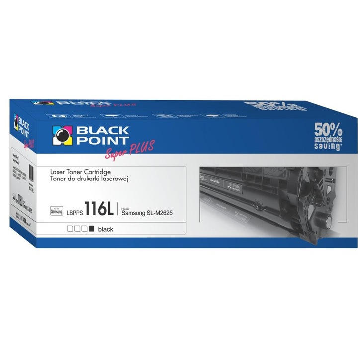 Black Point toner LBPPS116L (Samsung MLT-D116L) fekete