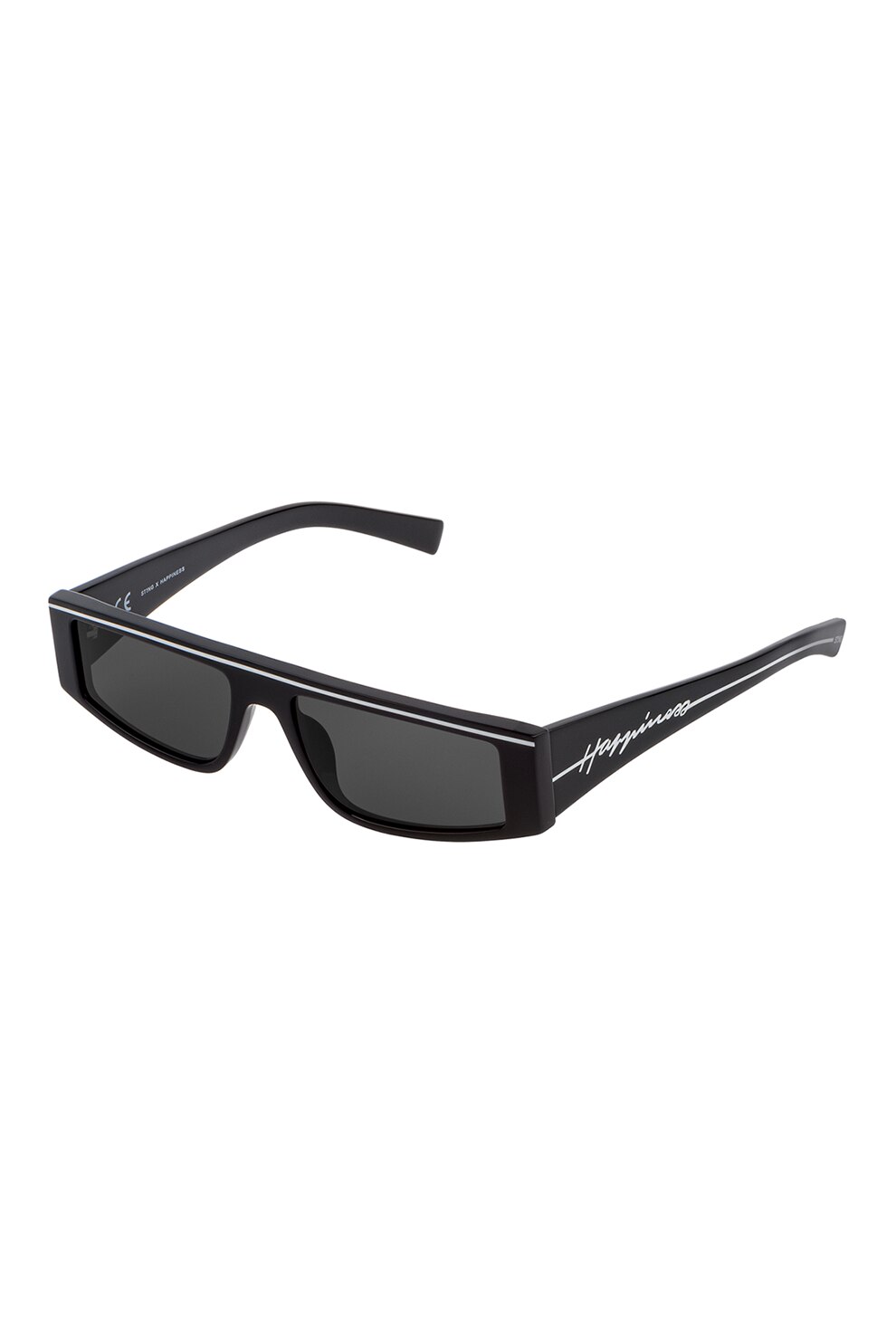 STING, Ochelari de soare patrati, Negru, 55-17-145 Standard