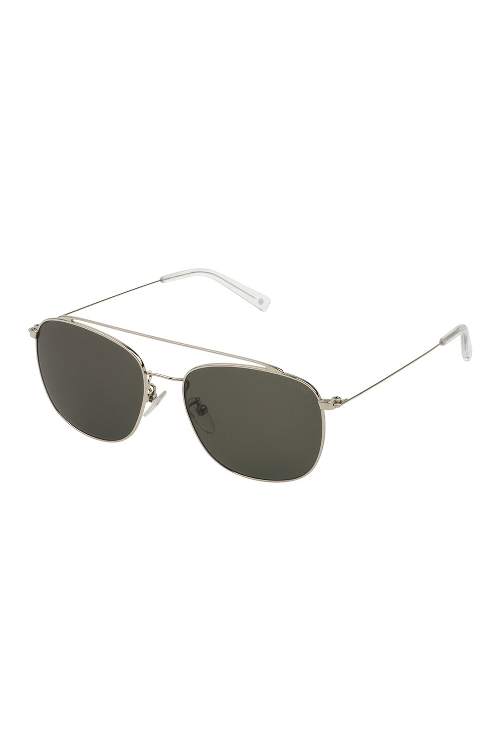 STING, Ochelari de soare aviator cu logo discret, Auriu/Negru, 54-16-145 Standard