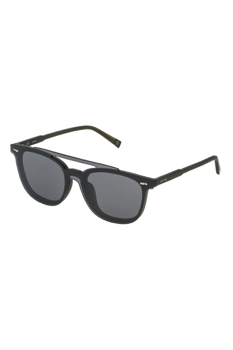 STING, Квадратни слънчеви очила, Черен, 99-00-140 Standard