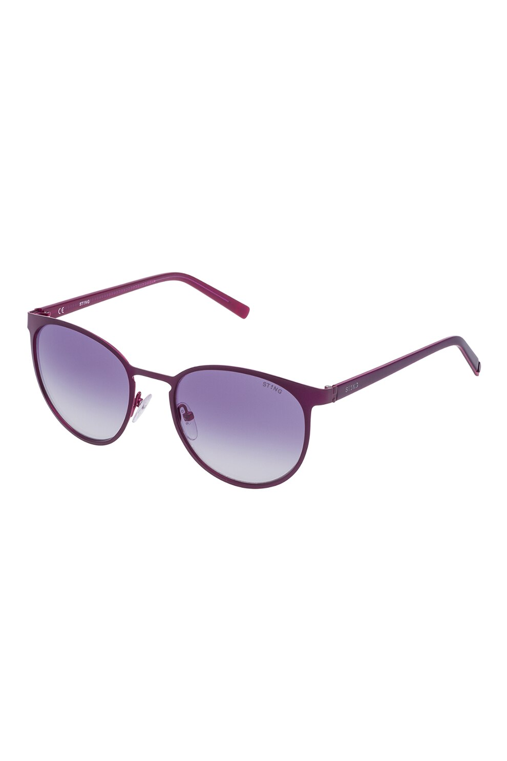 STING, Ochelari de soare unisex cu lentile in degrade, Violet pruna, 53-20-140 Standard