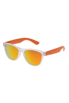STING, Ochelari de soare cu brate contrastante, Oranj/Alb transparent, 50-17-135 Standard STING, Ochelari de soare cu brate contrastante, Oranj/Alb transparent, 50-17-135 Standard