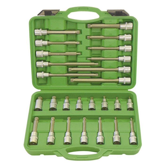 Trusa capete tubulare pentru suruburi 12 fete cu 26 fete