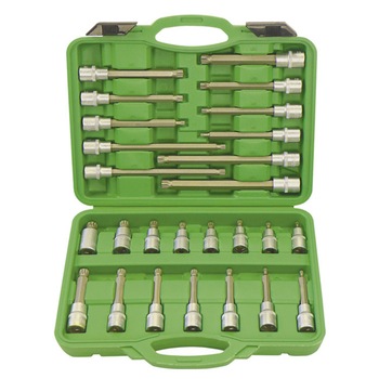 Trusa capete tubulare pentru suruburi 12 fete cu 26 fete Trusa capete tubulare pentru suruburi 12 fete cu 26 fete
