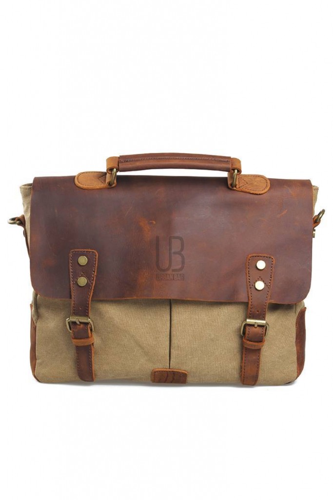 Geanta de umar URBAN BAG Oxford - Khaki, Maro, universala