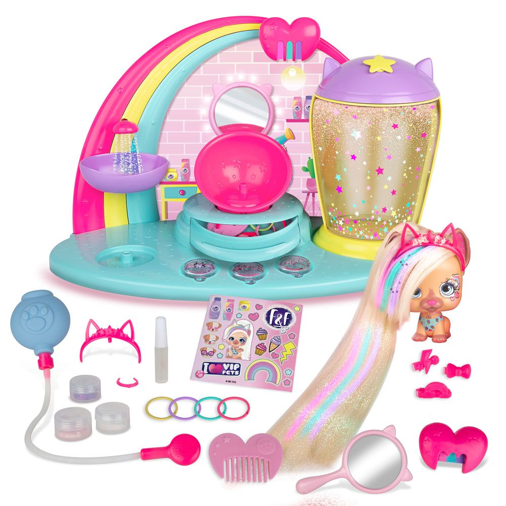 Set de joaca VIP Pets Salonul de coafura al lui Fabio si Fabia