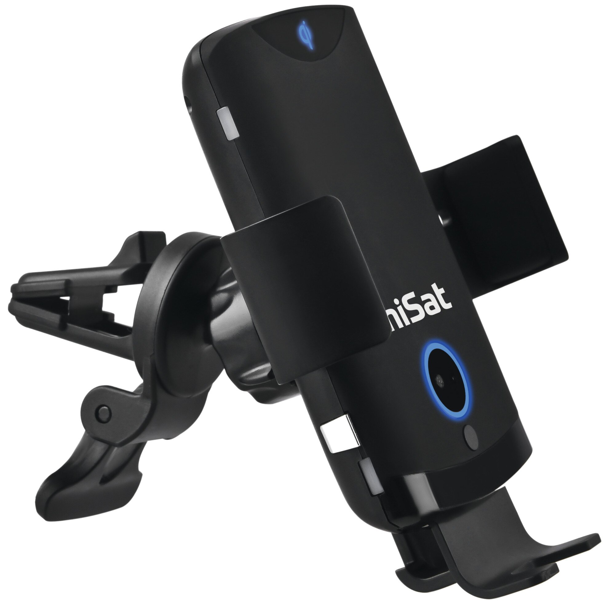 Incarcator wireless auto, TechniSat, SMARTCHARGE 2, 10 W, ABS si Policarbonat, Negru