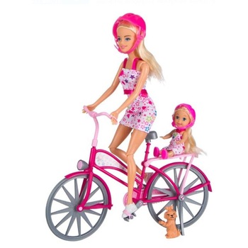 Papusa cu bicicleta, copilas si catelus, SG, 3 ani + Papusa cu bicicleta, copilas si catelus, SG, 3 ani +