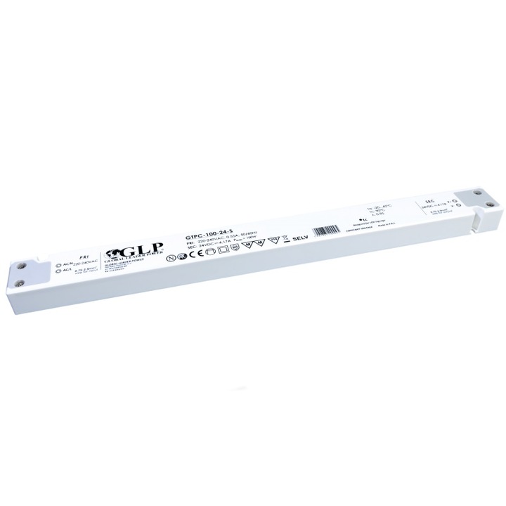 Sursa Banda Led SLIM, GLP, 8.33A 12V 100W IP20-Plastic