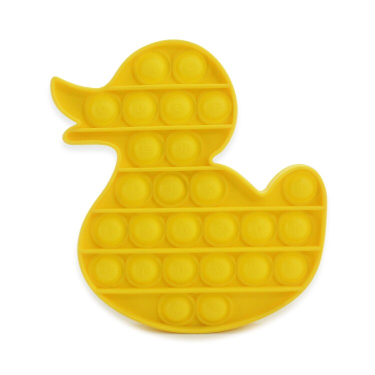 Jucarie senzoriala silicon Mappy Pop it - Ratusca, Galben
