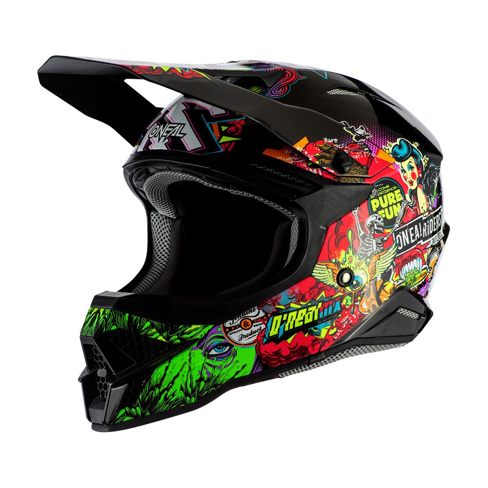 Casca Motocross O'NEAL 3SRS CRANK 2.0 MULTI, Multicolor, L