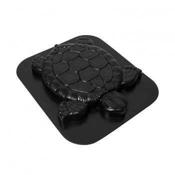 Sablon decor, model broasca testoas, 44 x 38 x 4,3 cm, Material plastic, Culoare Negru Sablon decor, model broasca testoas, 44 x 38 x 4,3 cm, Material plastic, Culoare Negru