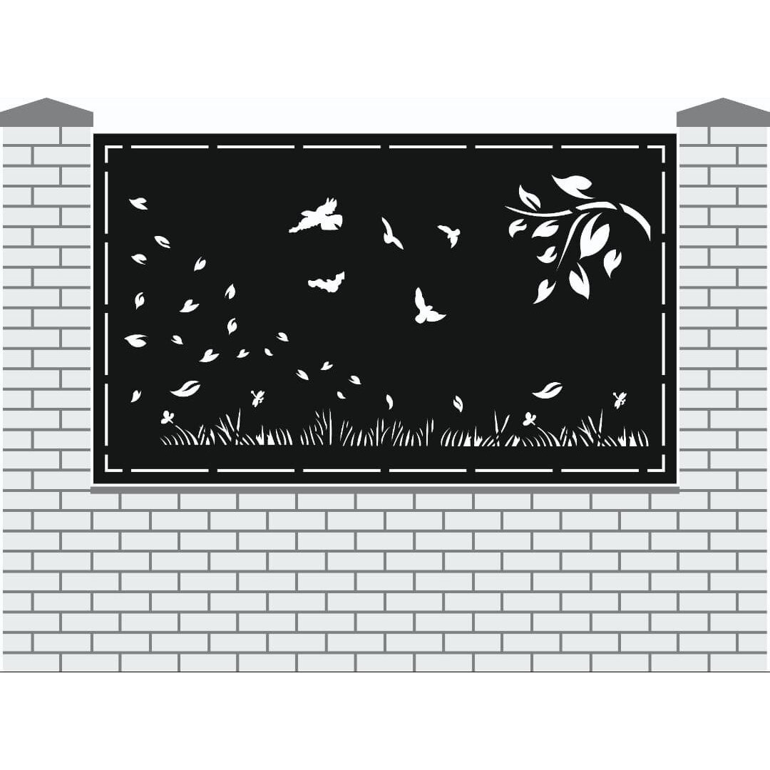 Panou Gard Mic Tabla CNC Model Toamna 1, 120 x 200 cm