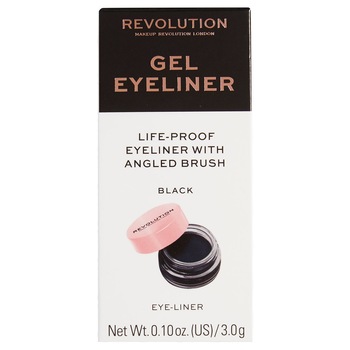 Tus de ochi Makeup Revolution Gel Eyeliner Pot, Black, 3 g Tus de ochi Makeup Revolution Gel Eyeliner Pot, Black, 3 g