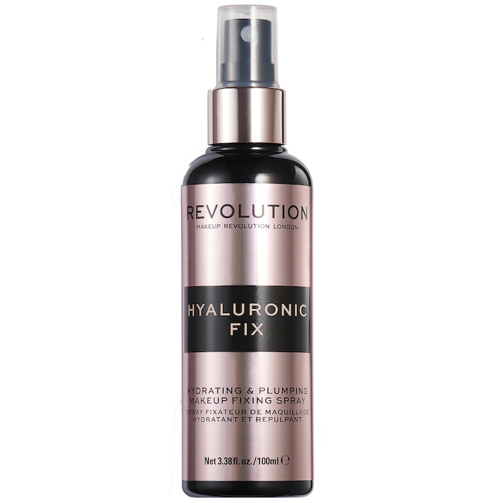 Makeup Revolution hialuronos sminkfixáló spray, 100 ml