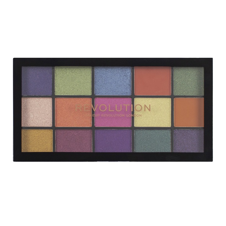 Paleta farduri de ochi Makeup Revolution Reloaded, Passion for Colour, 16.5 g